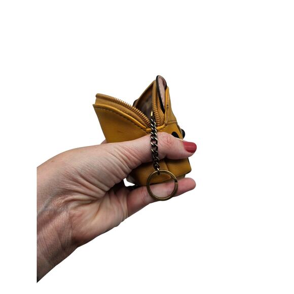 Relic by Fossil leopard change bag Keychain Leather Zip Up - Picture 4 of 5